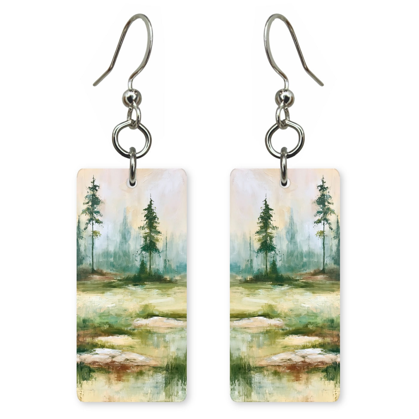 Misty Forest Pond Earrings | FW202