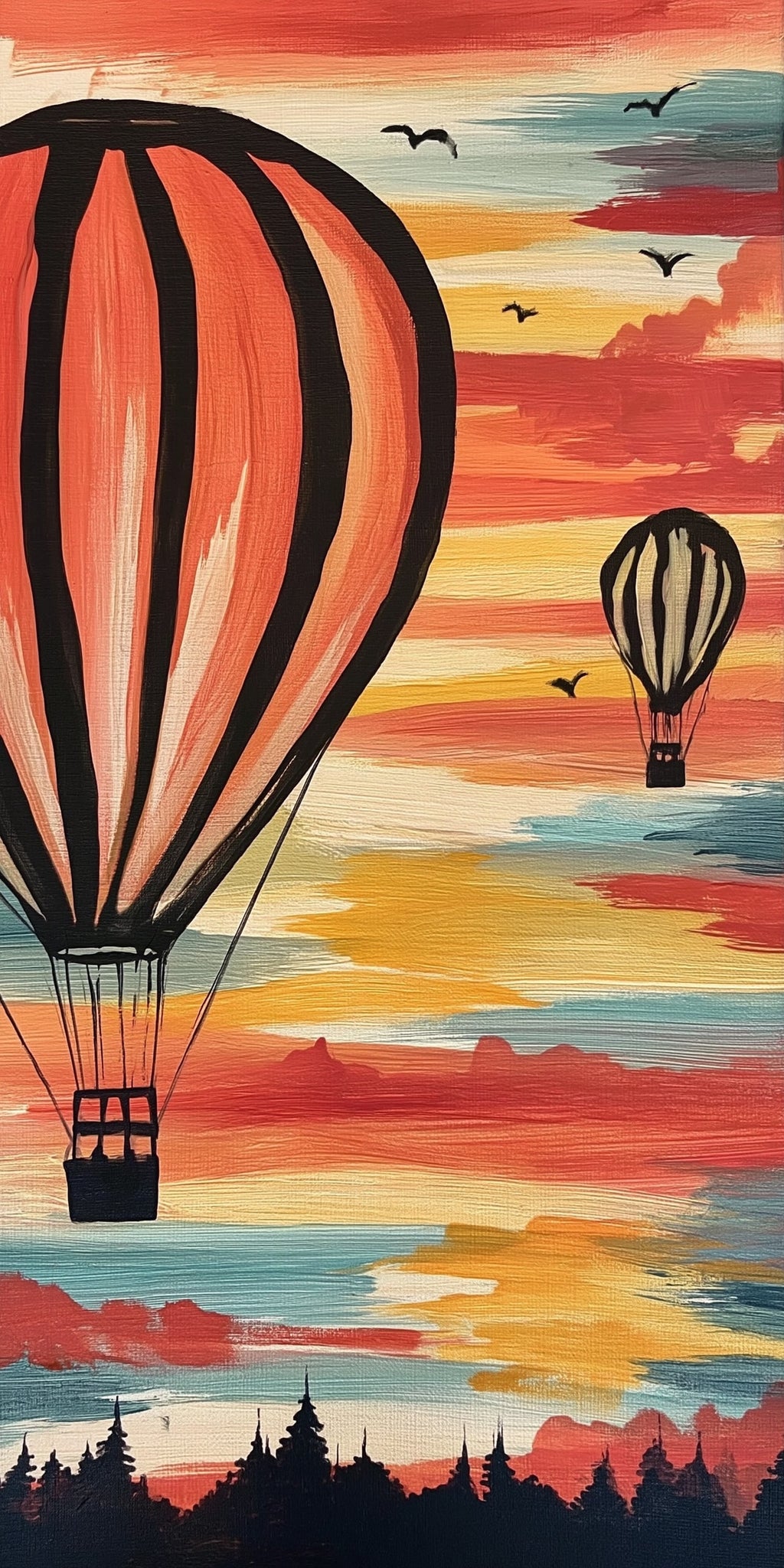 Sunset Balloons Earrings | FW204