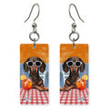 Picnic Dachshund Earrings | FW205