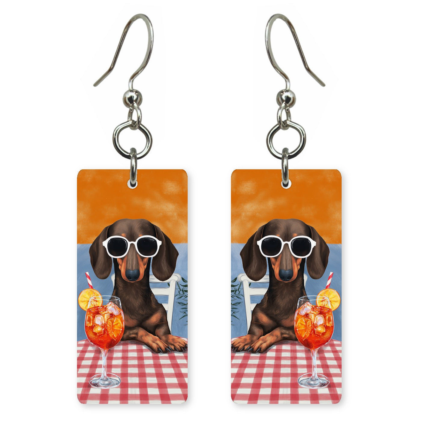 Picnic Dachshund Earrings | FW205