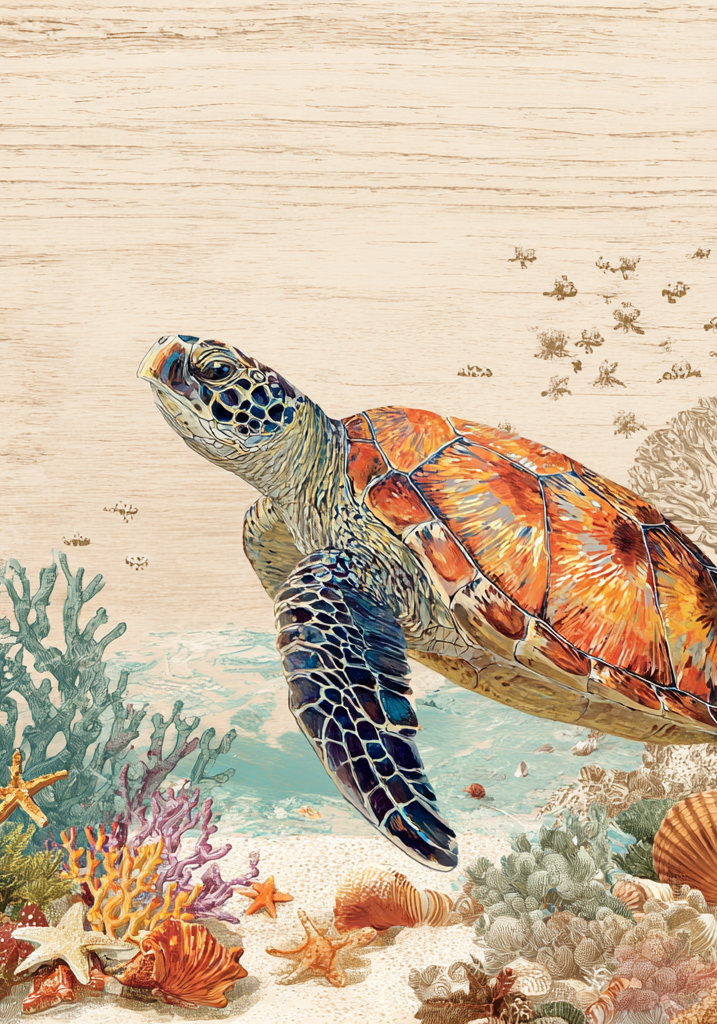 Shallows Turtle Earrings