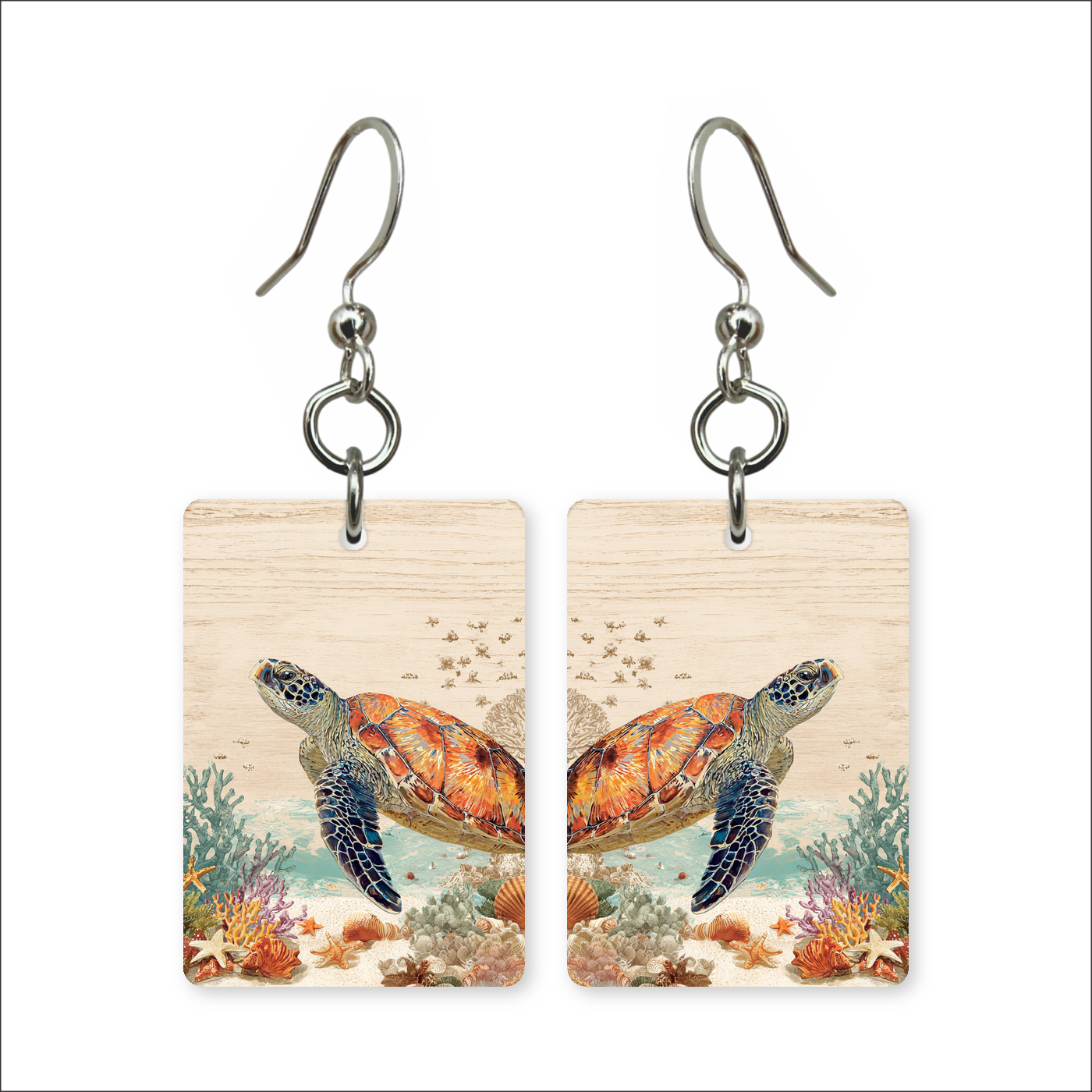 Shallows Turtle Earrings