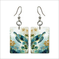 Golden Sea Turtle Earrings