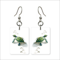 Green Sea Turtle Earrings