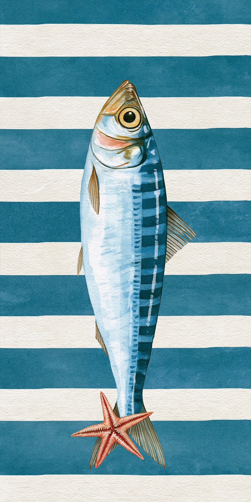 Mackerel Stripes Earrings | FW212