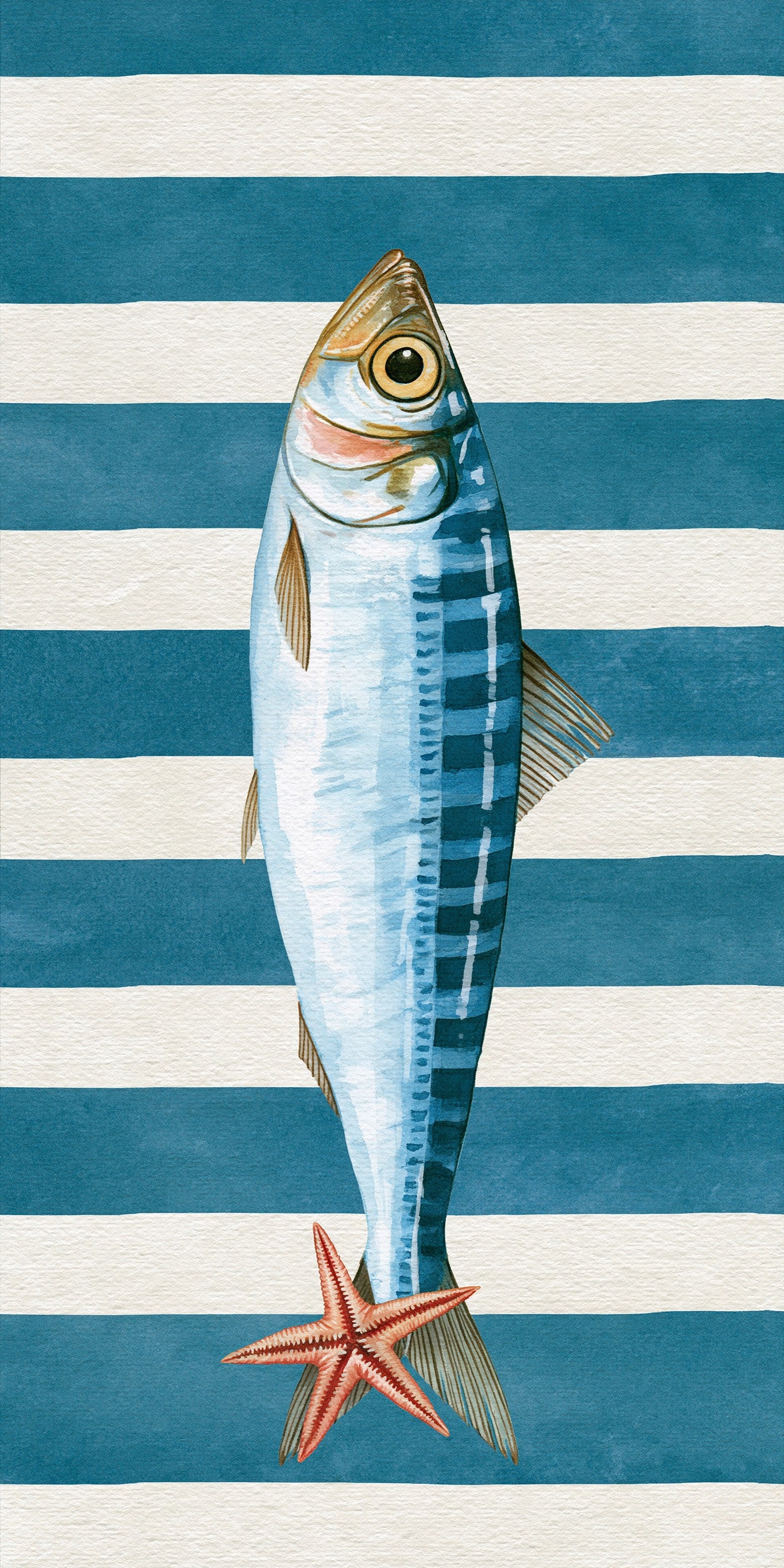 Mackerel Stripes Earrings | FW212