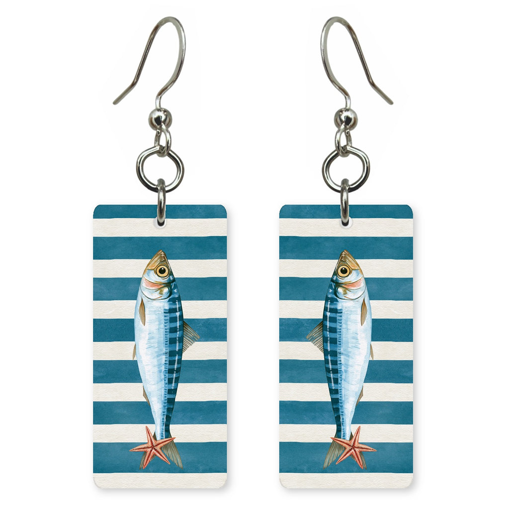 Mackerel Stripes Earrings | FW212