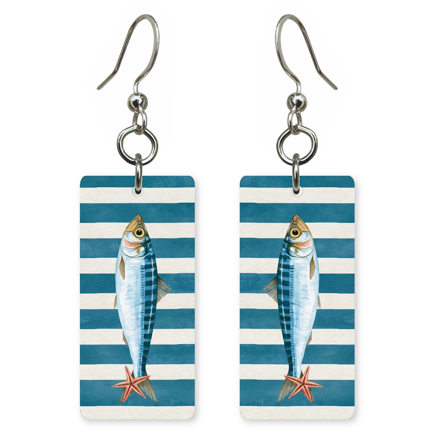Mackerel Stripes Earrings | FW212