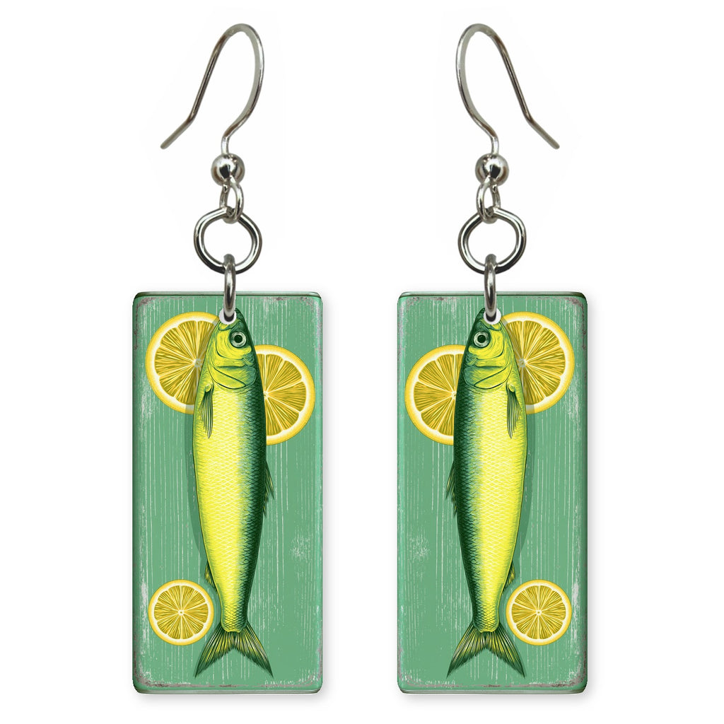 Lemon Sardine Earrings | FW217