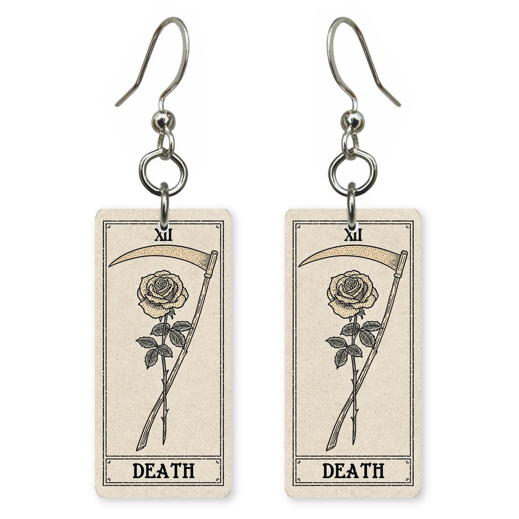 Death Tarot Earrings | FW221