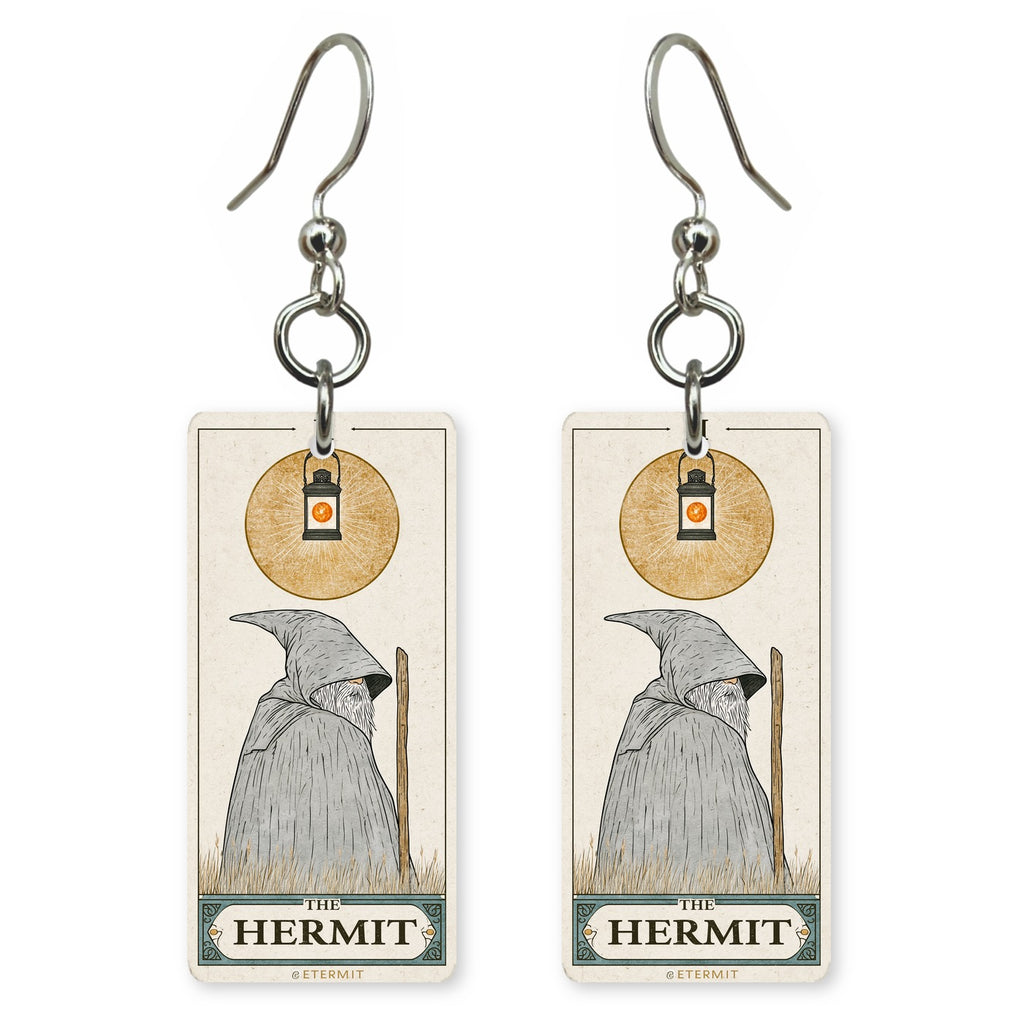 Hermit Tarot Earrings | FW222