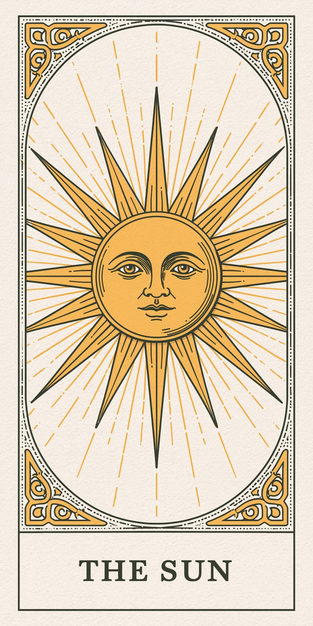 Sun Tarot Earrings | FW225