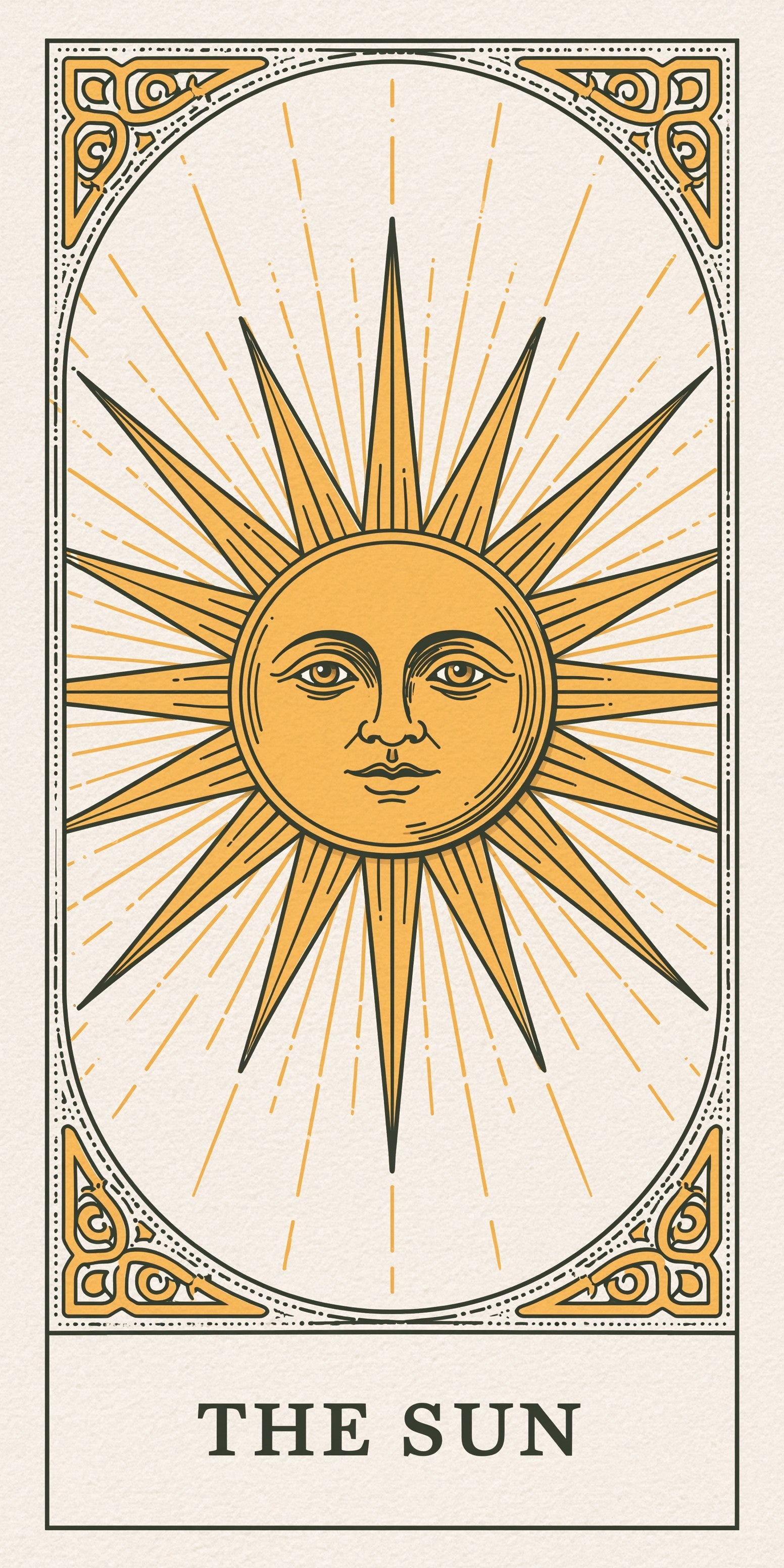 Sun Tarot Earrings | FW225