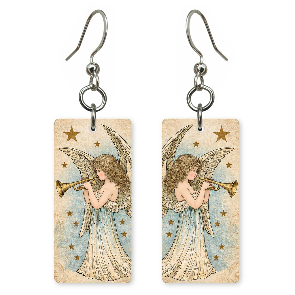 Trumpet Angel Earrings | FW228