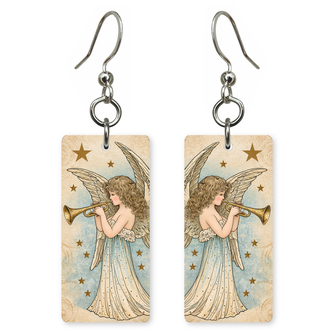 Trumpet Angel Earrings | FW228