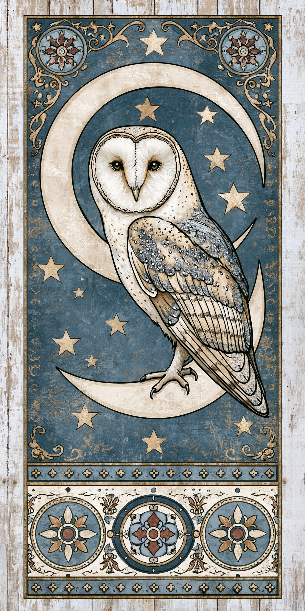 Barn Owl Moon Earrings | FW234