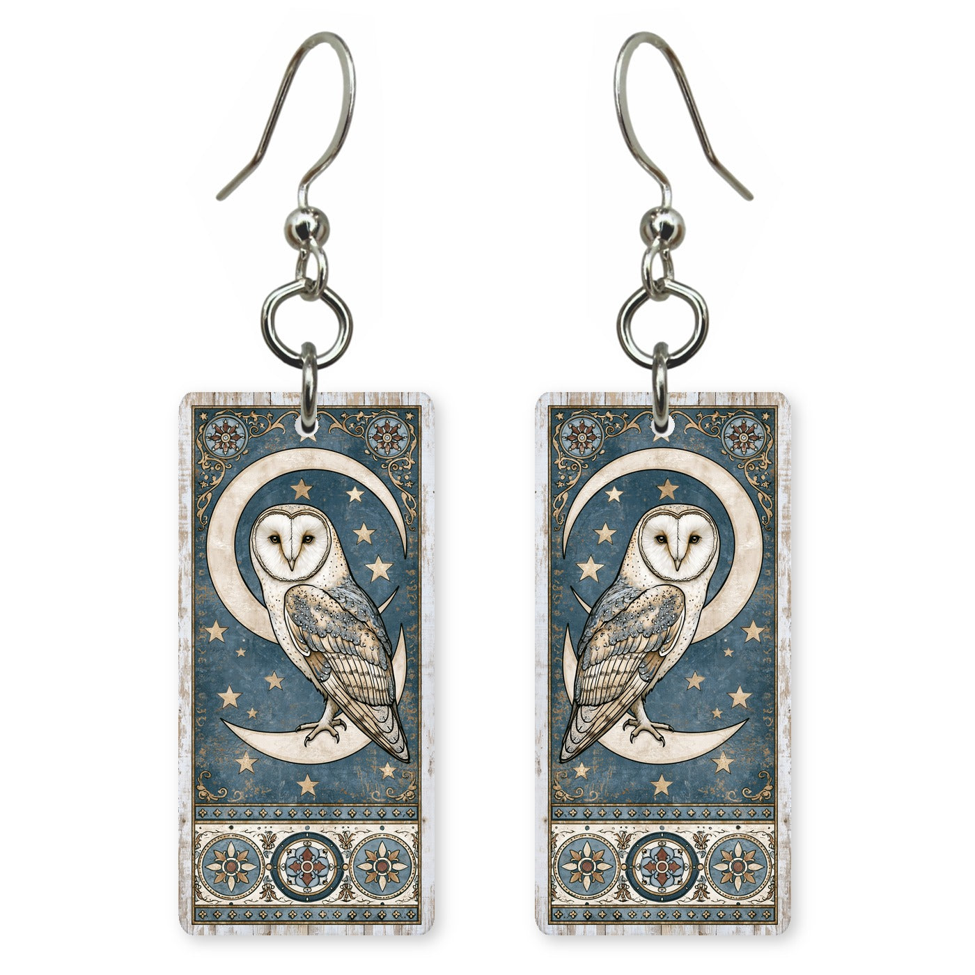 Barn Owl Moon Earrings | FW234