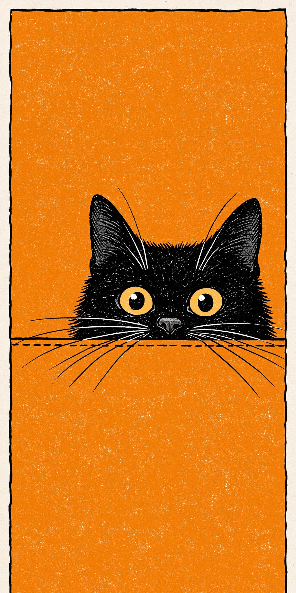 Amber Eyed Cat Earrings | FW236