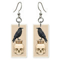 Raven And Skull Earrings | FW237