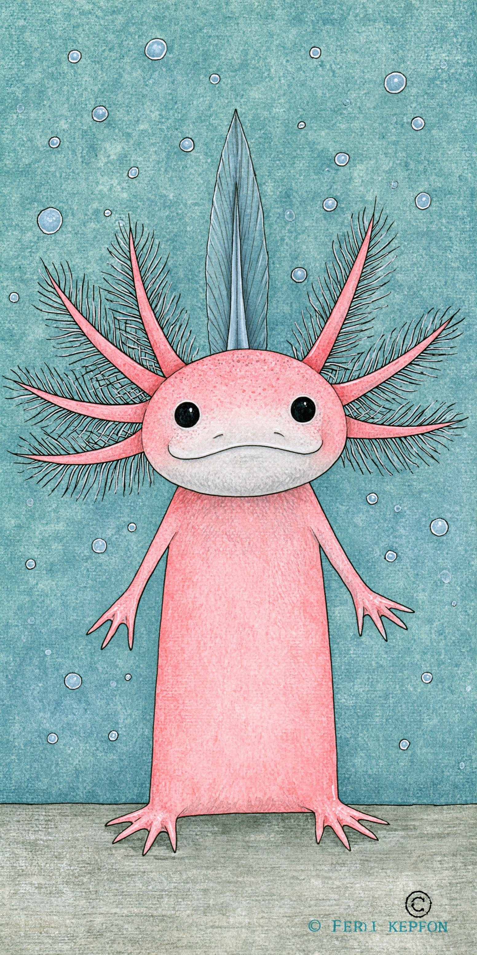 Pink Axolotl Earrings | FW244
