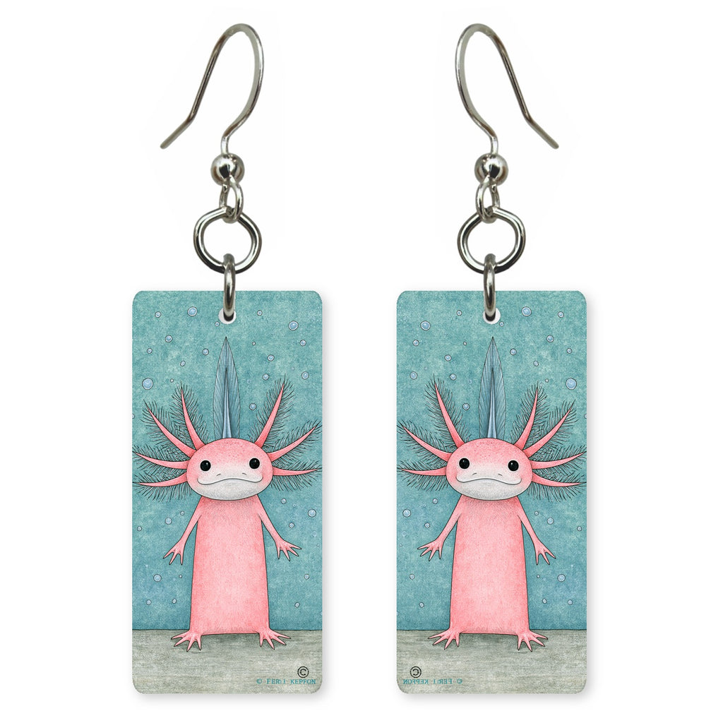 Pink Axolotl Earrings | FW244