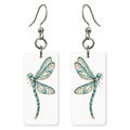 Stained Glass Dragonfly Earrings | FW246