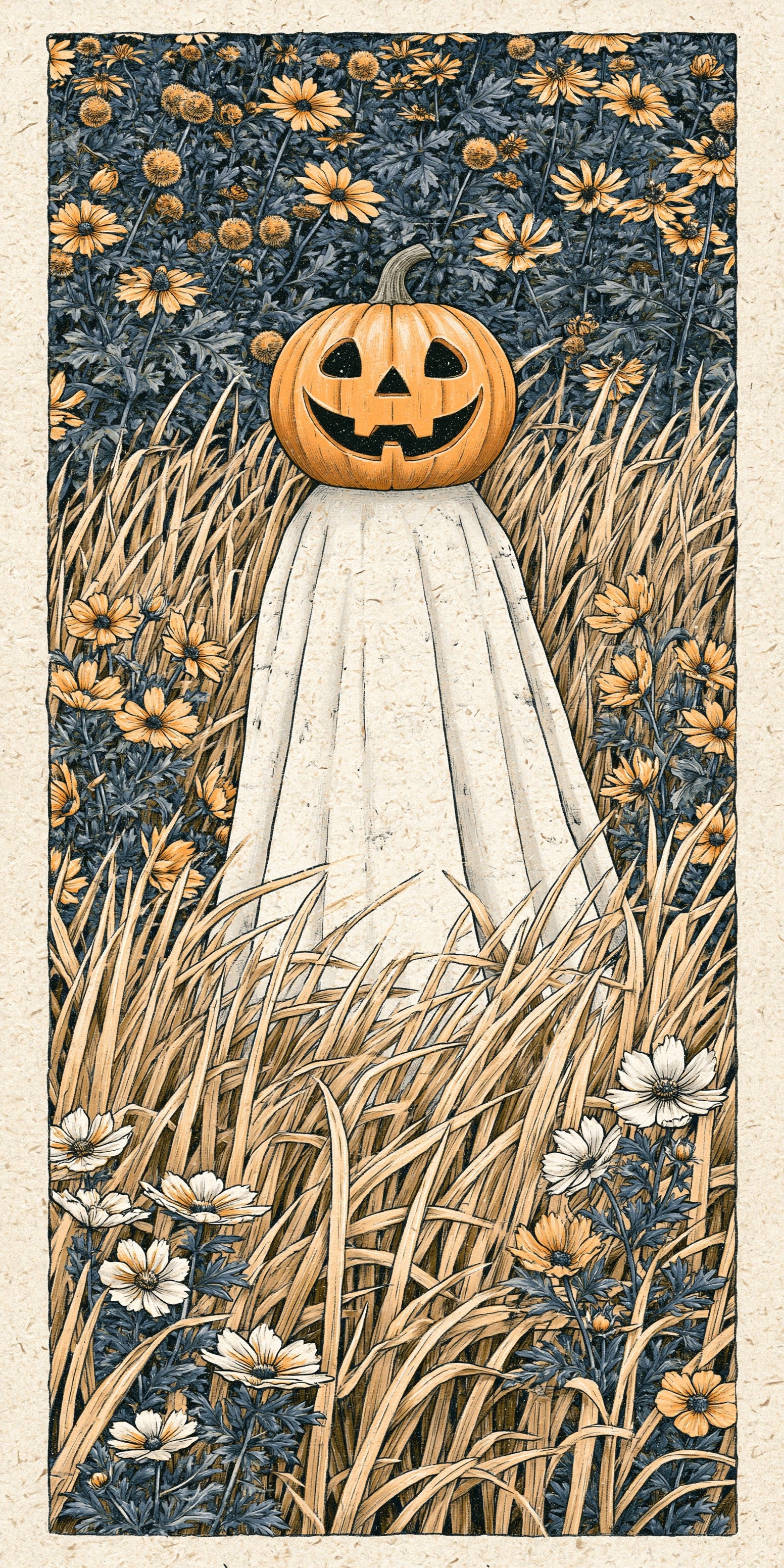 Pumpkin Head Ghost Earrings | FW251