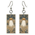 Pumpkin Head Ghost Earrings | FW251