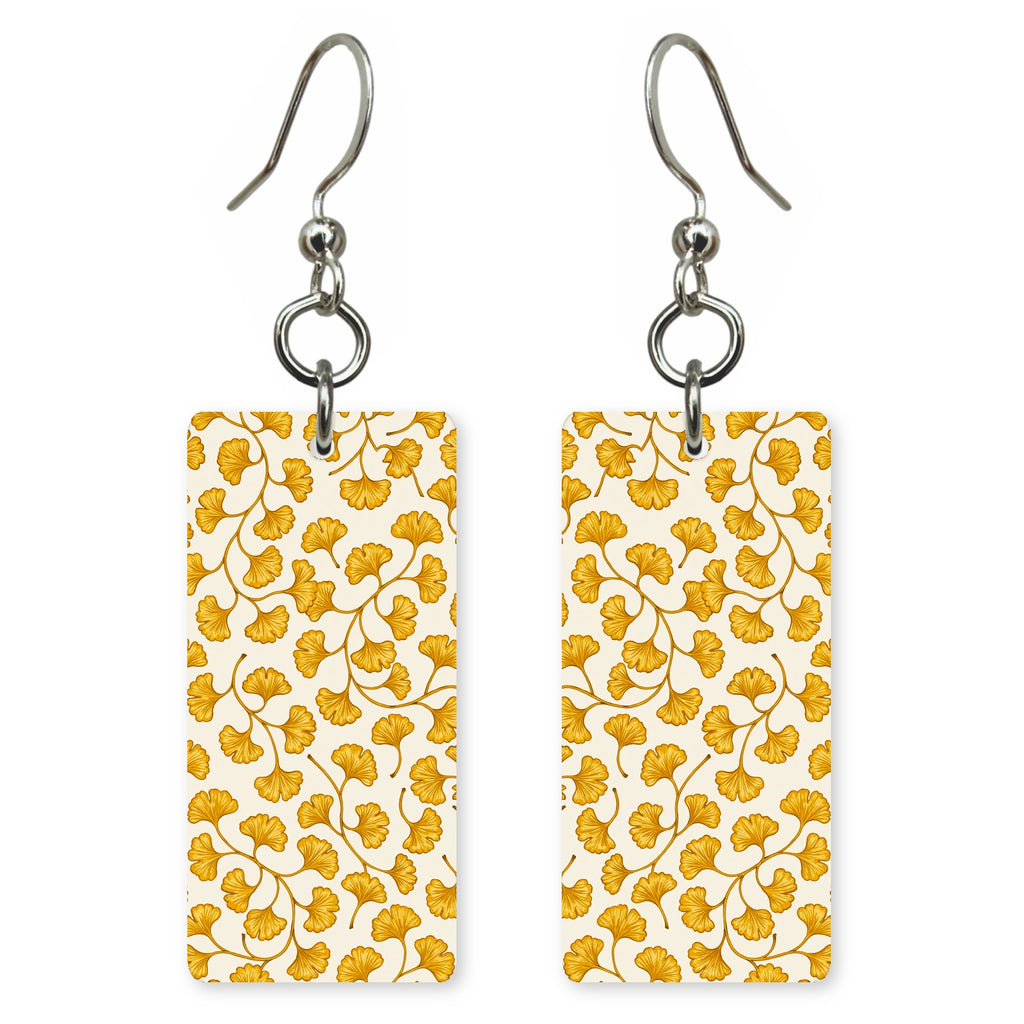Golden Ginkgo Earrings | FW254