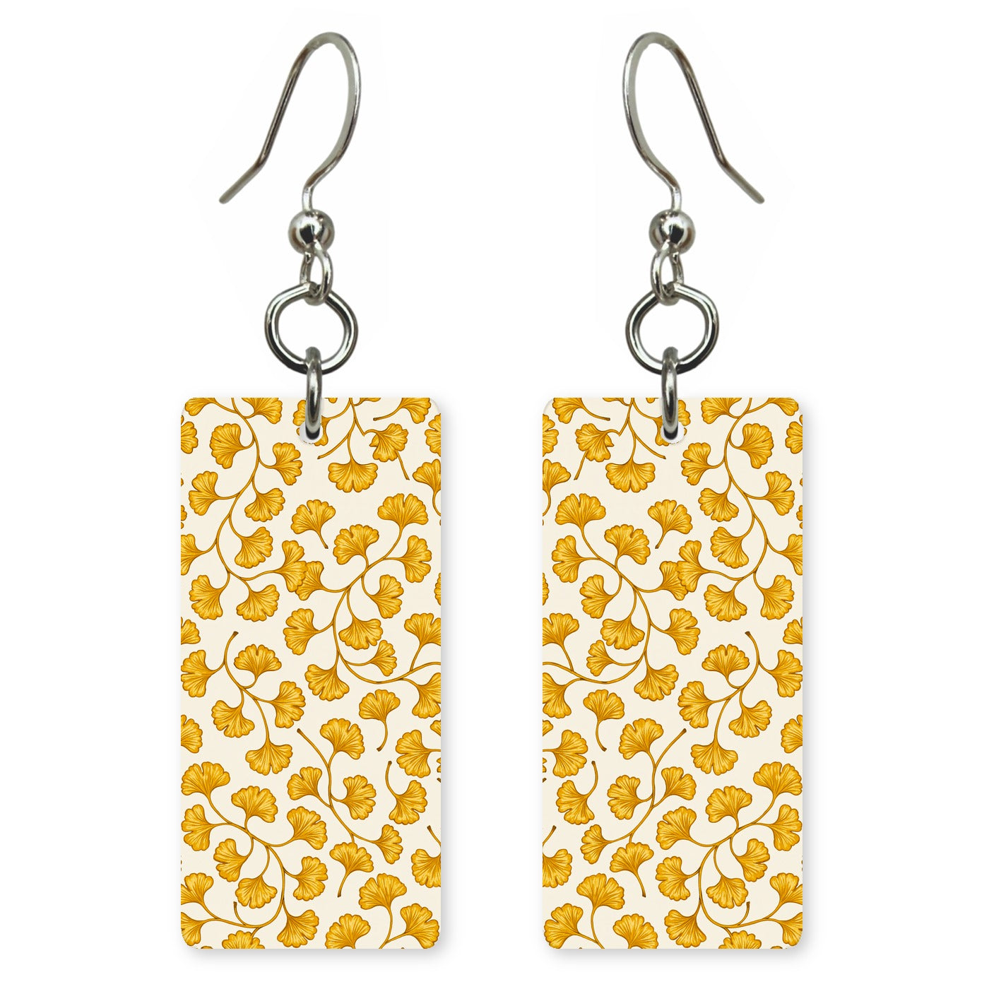 Golden Ginkgo Earrings | FW254