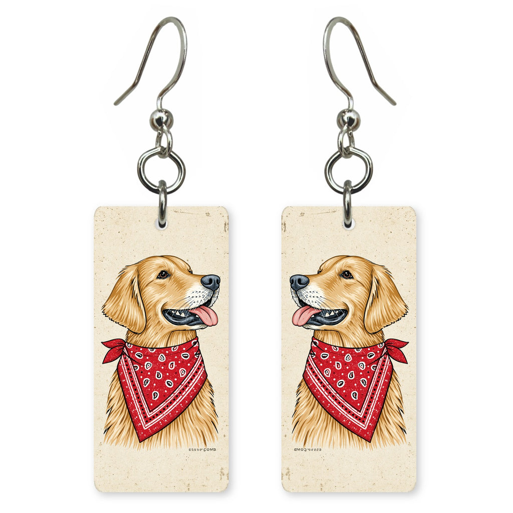 Bandana Retriever Earrings | FW255