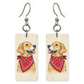 Bandana Retriever Earrings | FW255