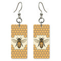 Honeycomb Bee Earrings | FW259