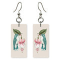 Fuchsia Hummingbird Earrings | FW260
