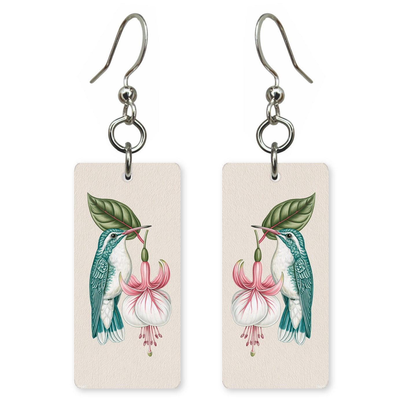 Fuchsia Hummingbird Earrings | FW260