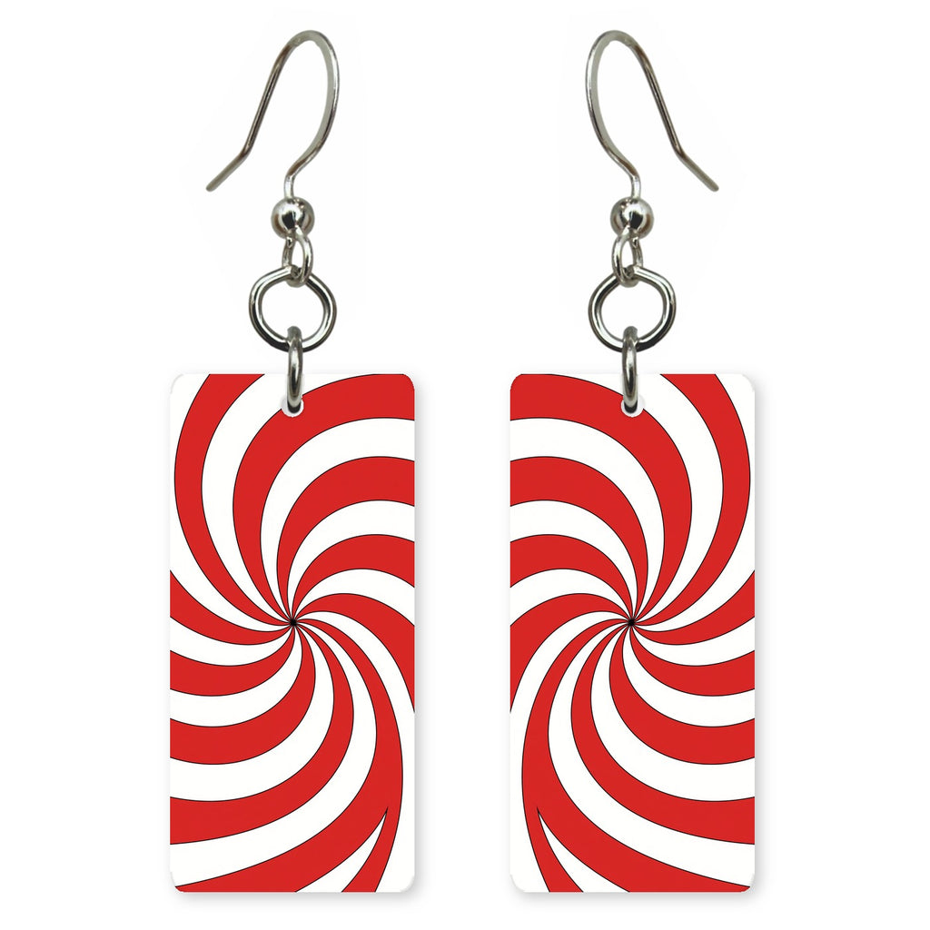 Peppermint Swirl Earrings | FW267