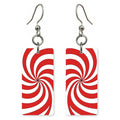 Peppermint Swirl Earrings | FW267
