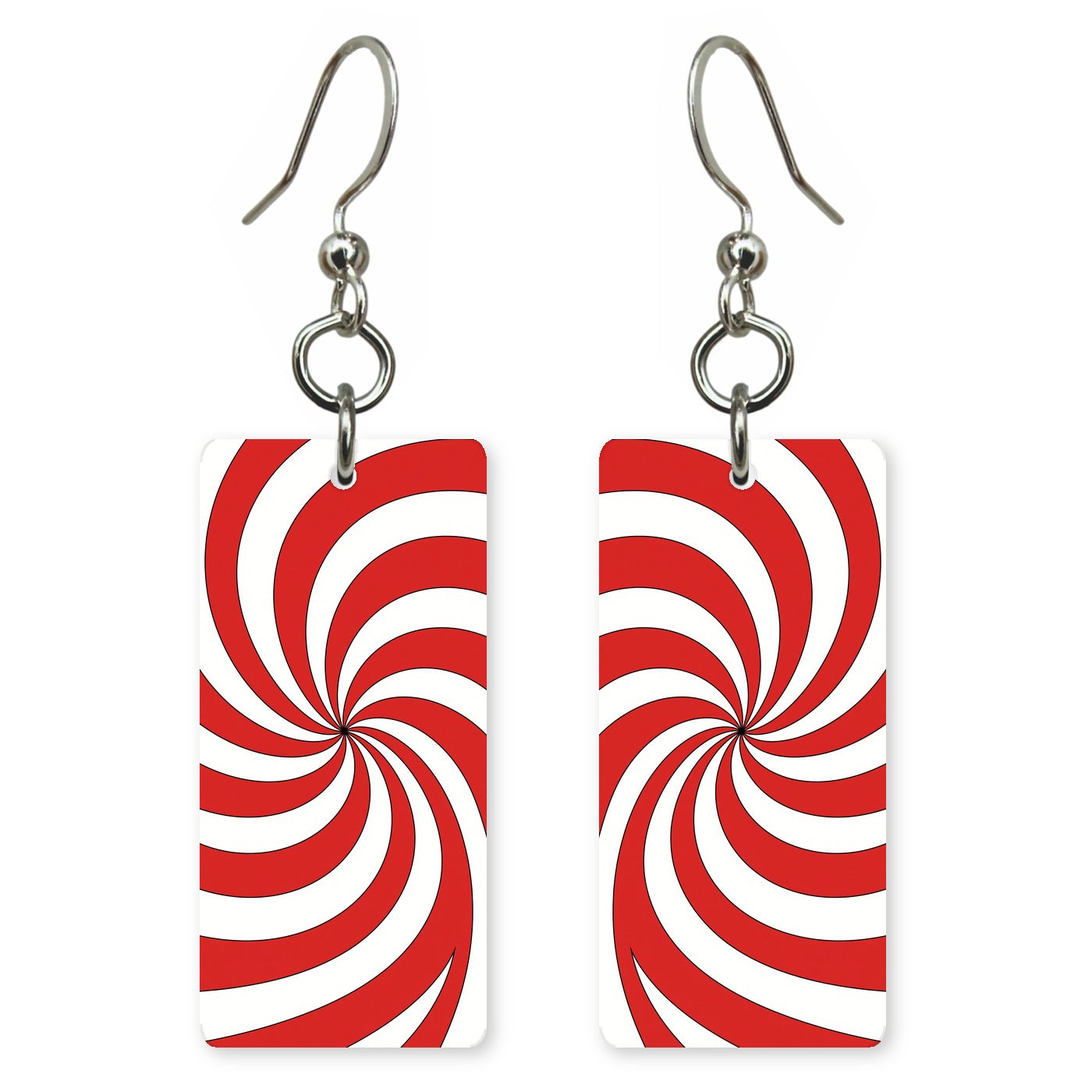 Peppermint Swirl Earrings | FW267