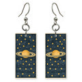 Golden Saturn Earrings | FW269