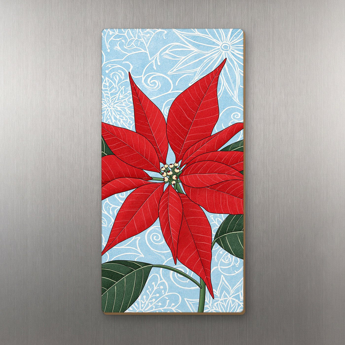 Poinsettia Bloom Magnet | FW270-M