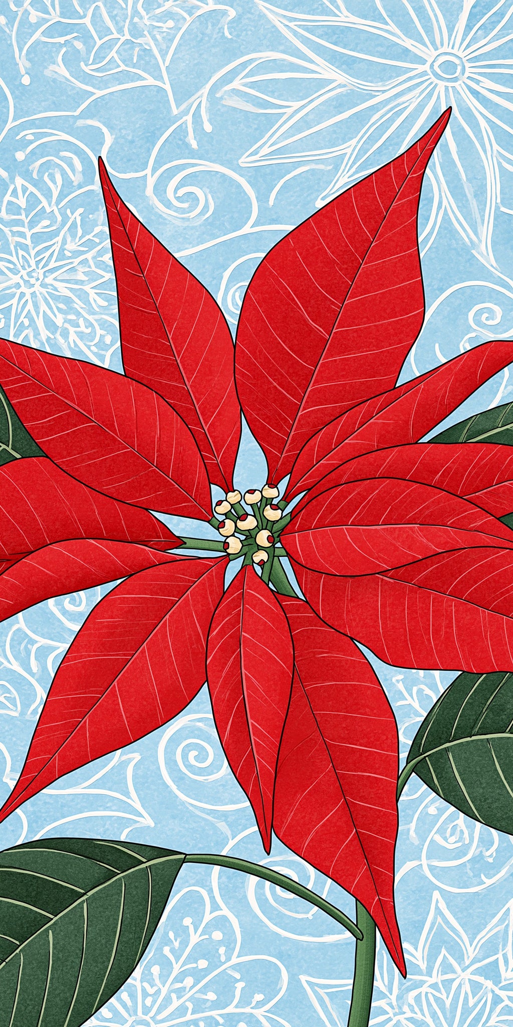 Poinsettia Bloom Earrings | FW270