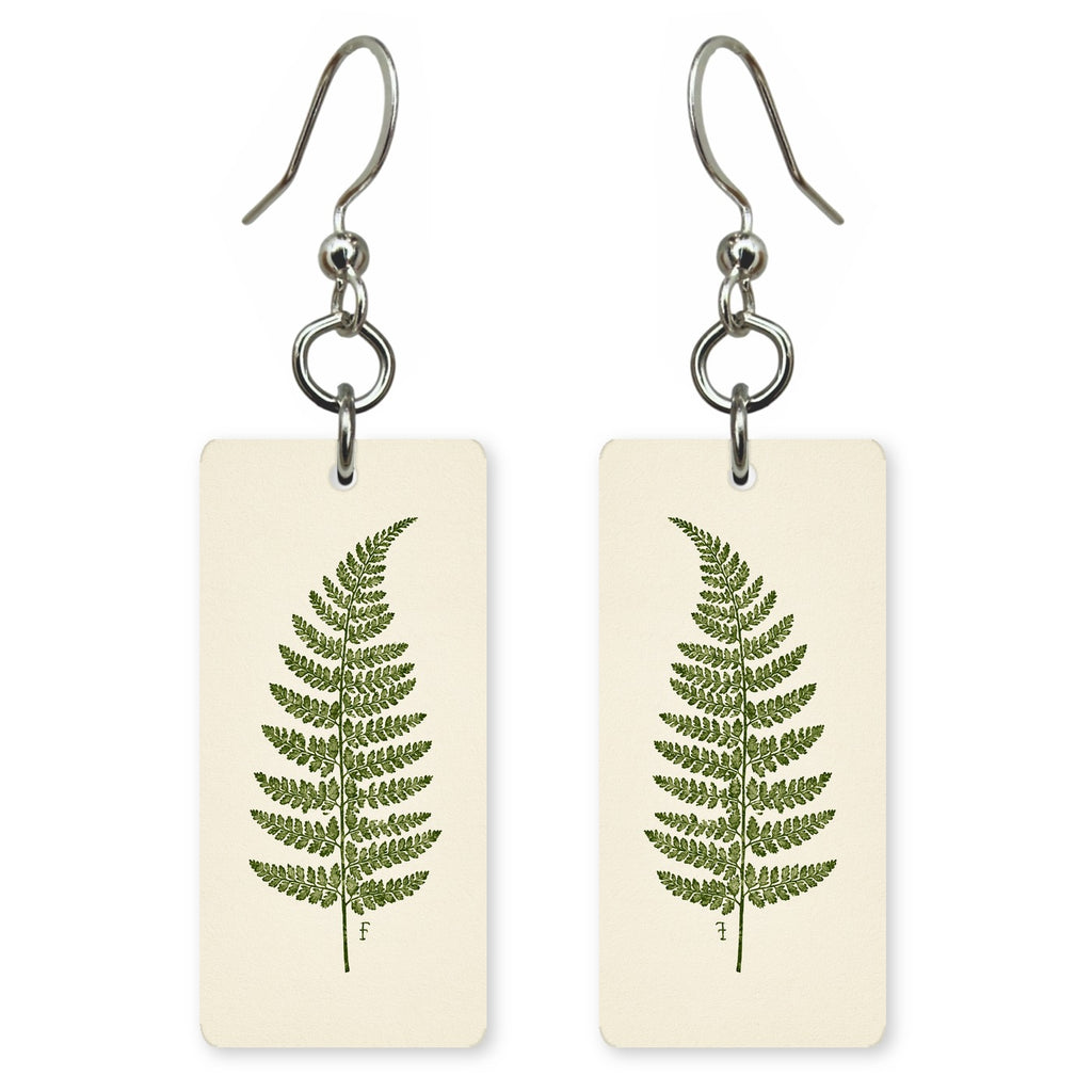 Pressed Fern Earrings | FW275