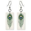 Peacock Feather Earrings | FW276