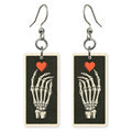Skeleton Heart Earrings | FW278