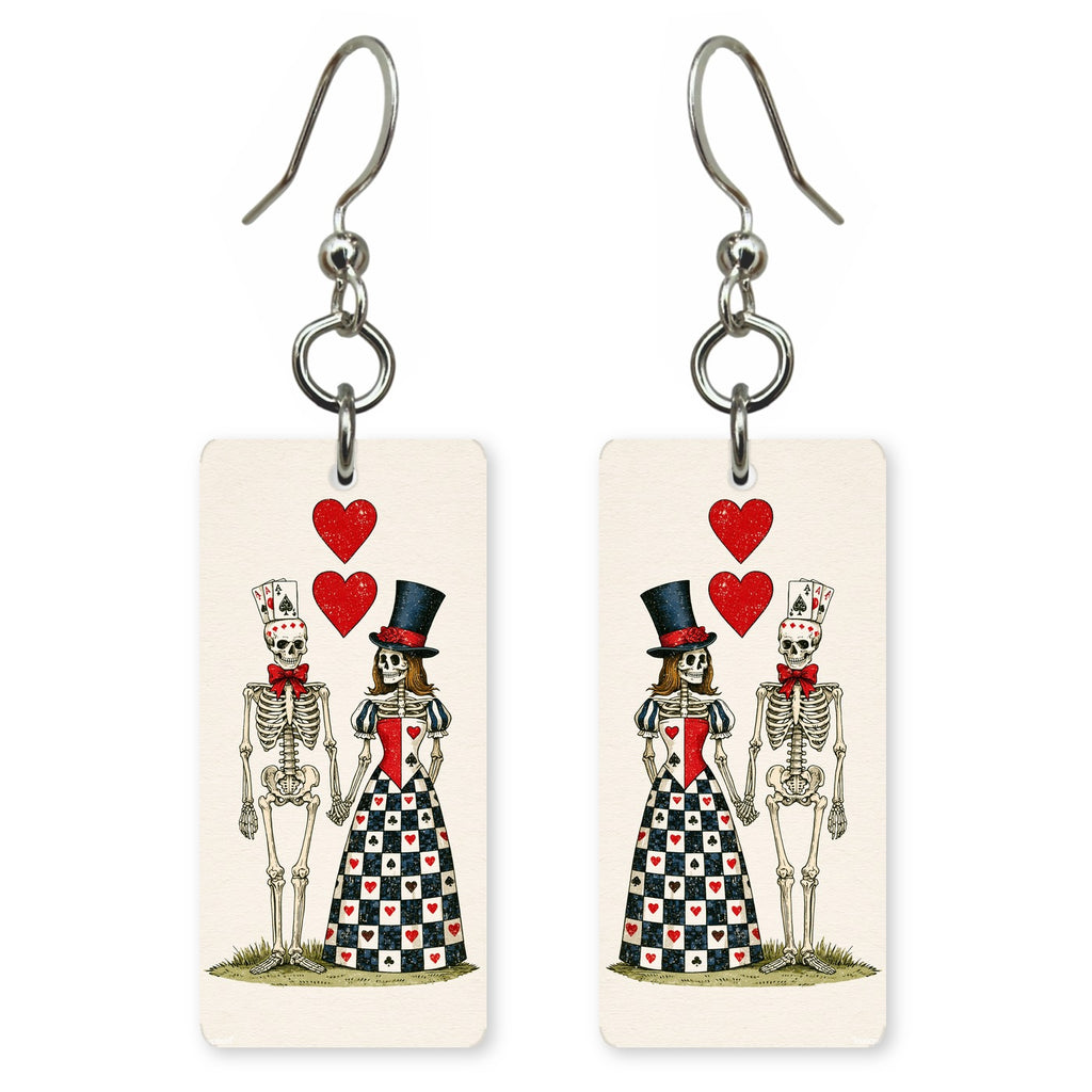 Skeleton Sweethearts Earrings | FW279