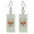 Floral Skull Earrings | FW280