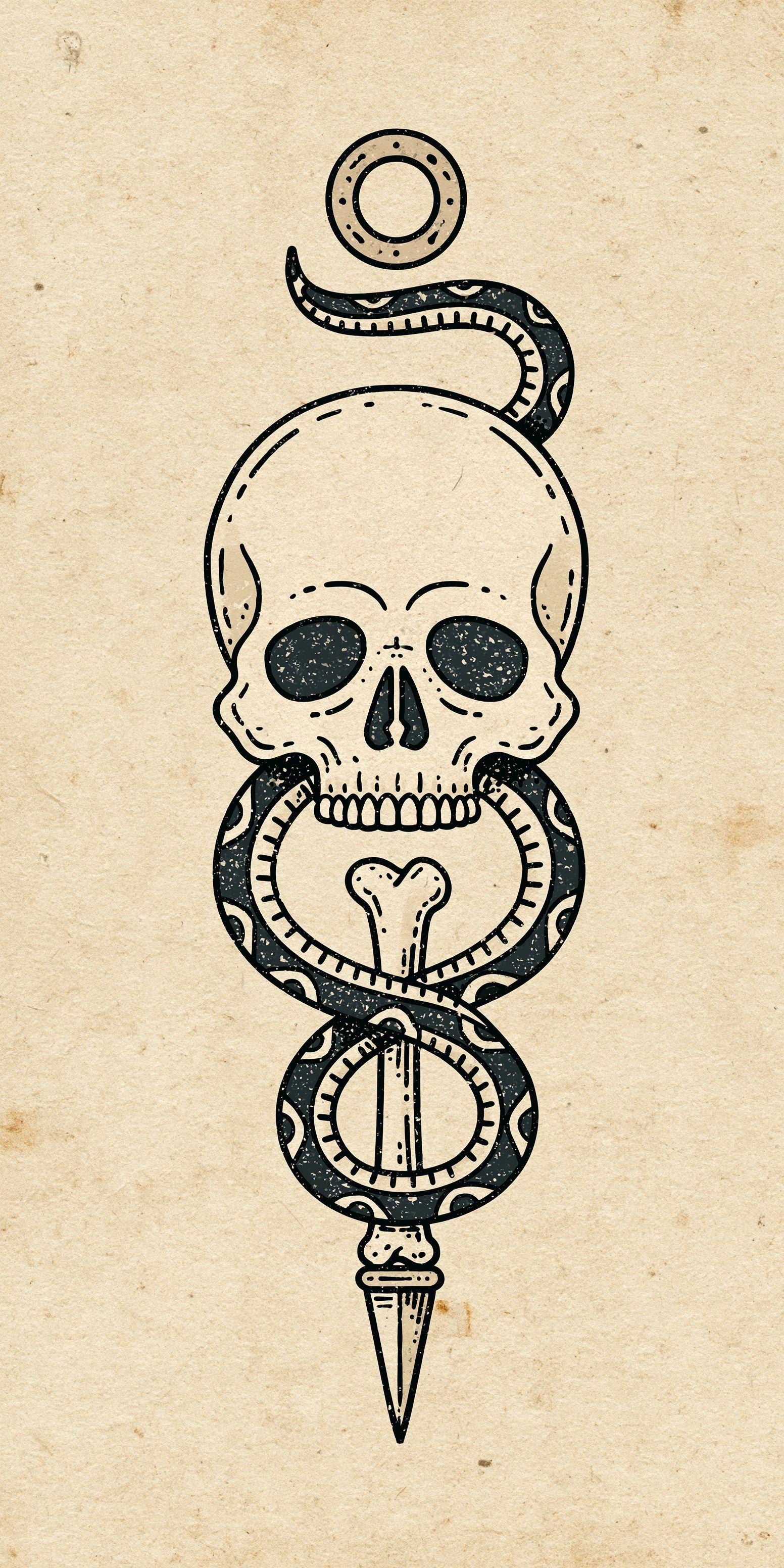 Serpent Skull Earrings | FW283