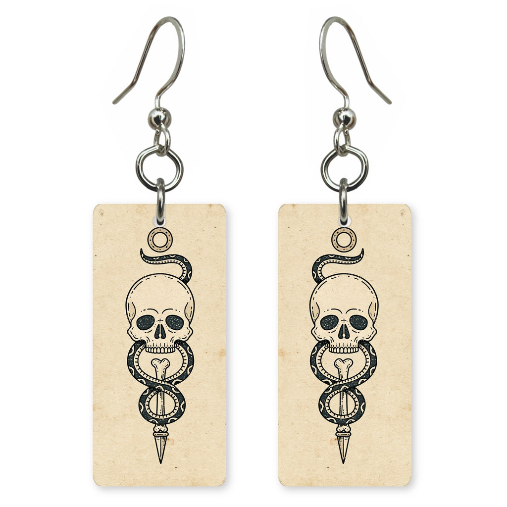 Serpent Skull Earrings | FW283