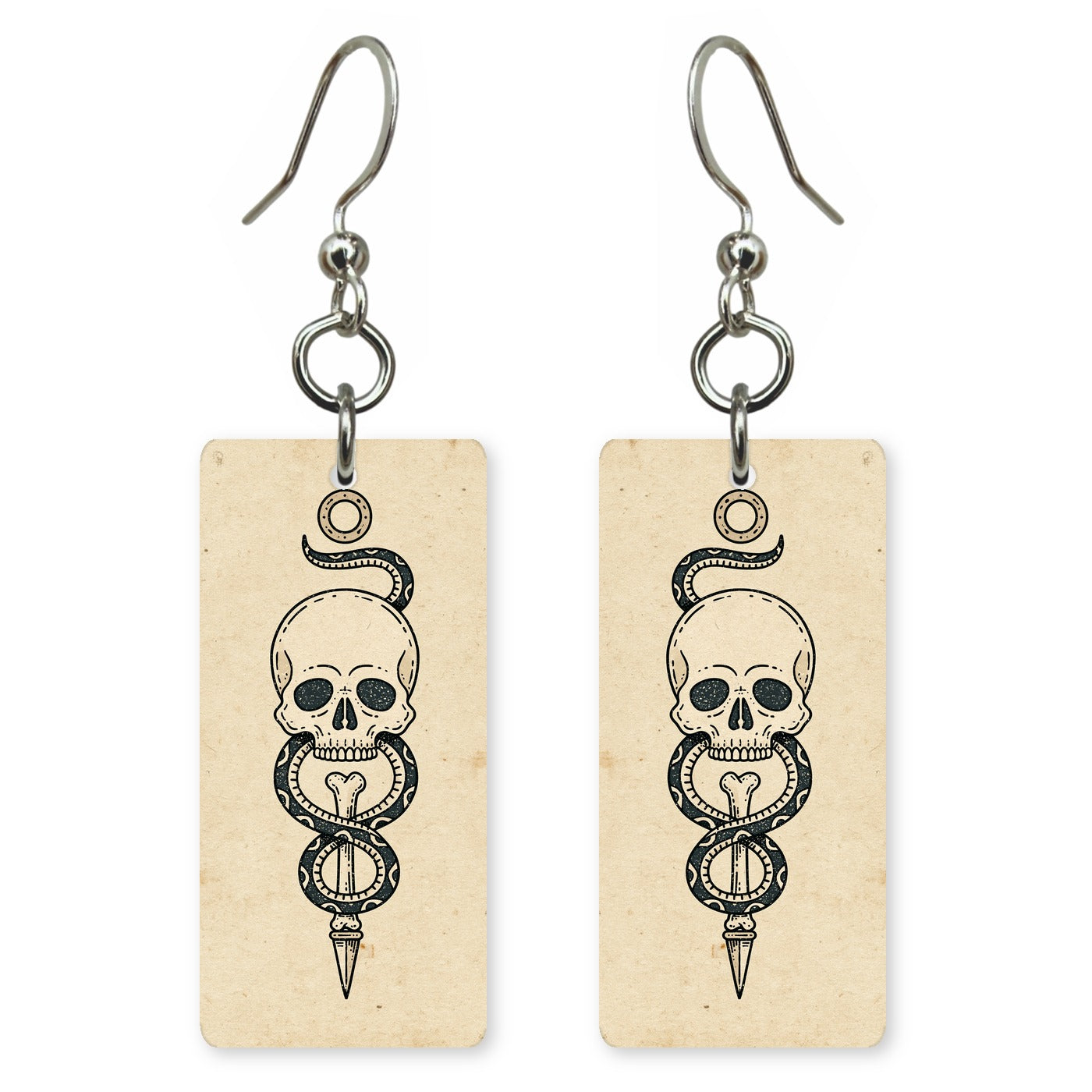 Serpent Skull Earrings | FW283