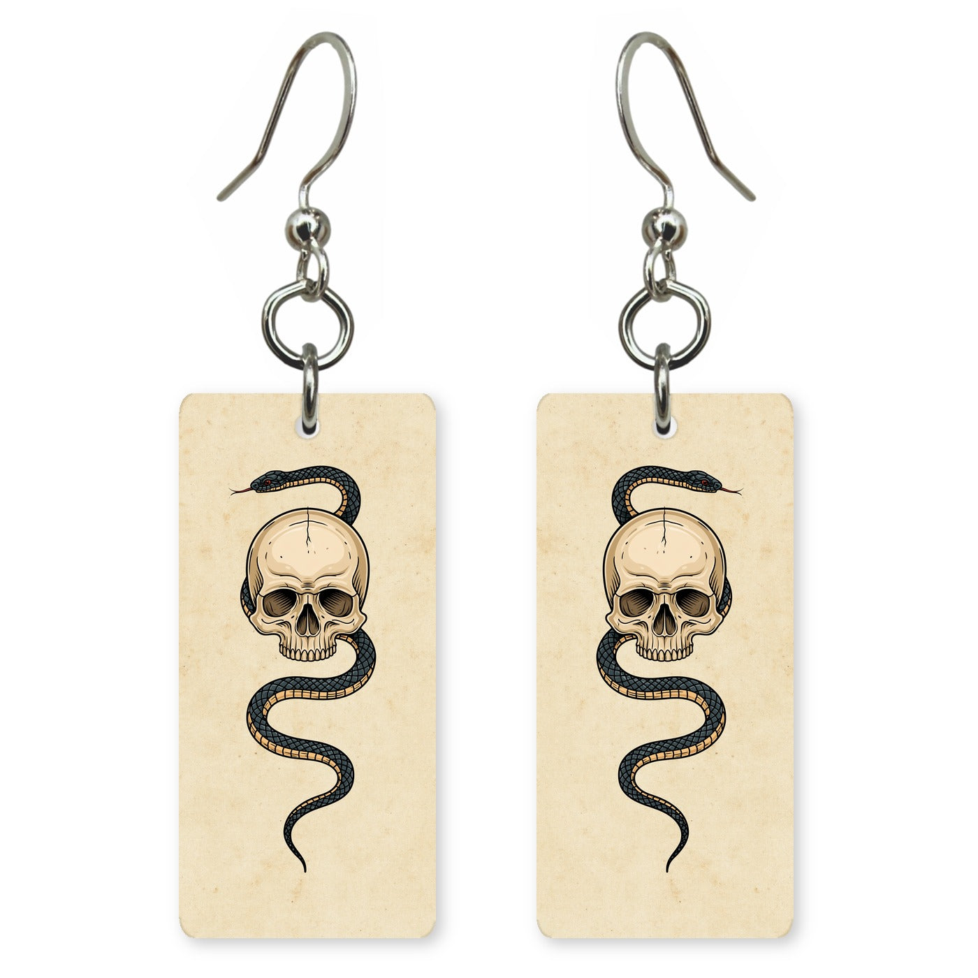 Coiled Serpent Earrings | FW284